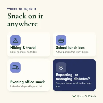 Where to enjoy it: hiking and travel, school lunch boxes, evening office snacks