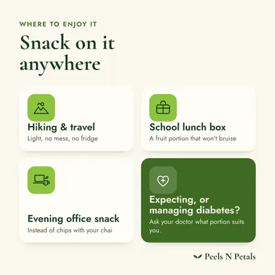 Where to enjoy it: hiking and travel, school lunch boxes, evening office snacks