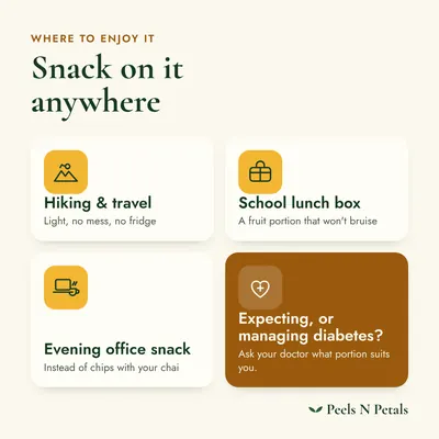 Where to enjoy it: hiking and travel, school lunch boxes, evening office snacks