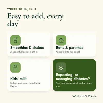 Where to enjoy it: smoothies, shakes, kids' milk and cooking