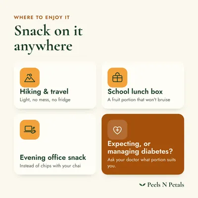 Where to enjoy it: hiking and travel, school lunch boxes, evening office snacks