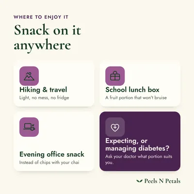 Where to enjoy it: hiking and travel, school lunch boxes, evening office snacks