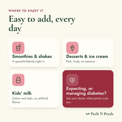 Where to enjoy it: smoothies, shakes, kids' milk and cooking